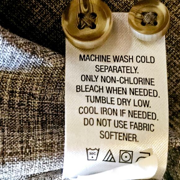 Ridgecut Long Sleeve Tech Chambray Gray Button Shirt TruTemp 365 Men's XLT 3201 - Picture 5 of 9